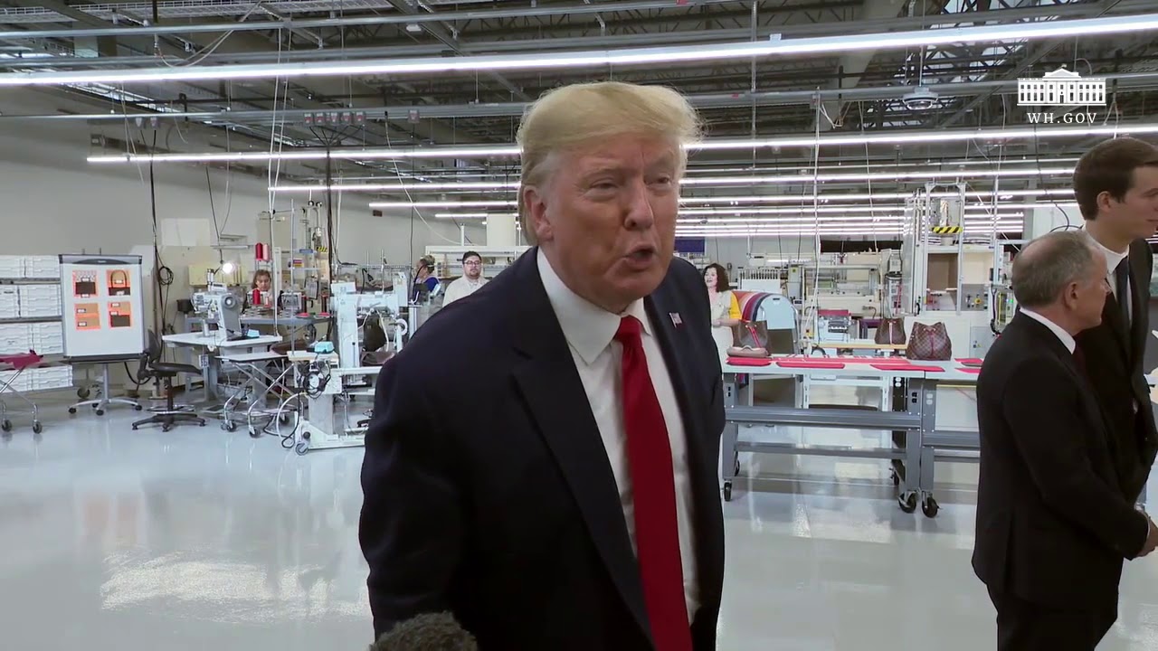 Trump Tours Louis Vuitton Factory in Texas - VOA