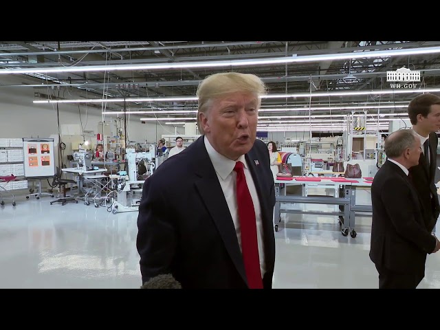 Remarks: Donald Trump Tours New Louis Vuitton Facility in Alvarado, Texas -  October 17, 2019 