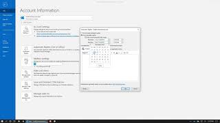 Setup out of office replies in outlook ...