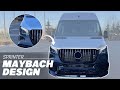 Sprinter van luxury rebuild amgmaybach design body kit conversion