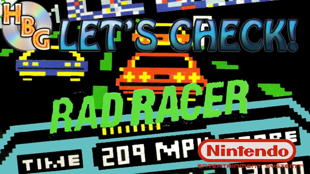 Rad Racer (NES) - Let's Check