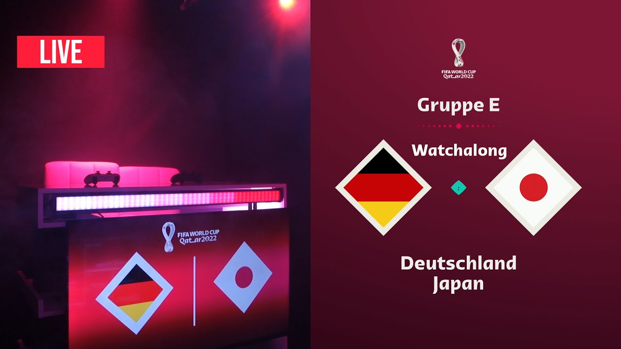 Deutschland vs Japan LIVE Stream WM 2022 Watchalong