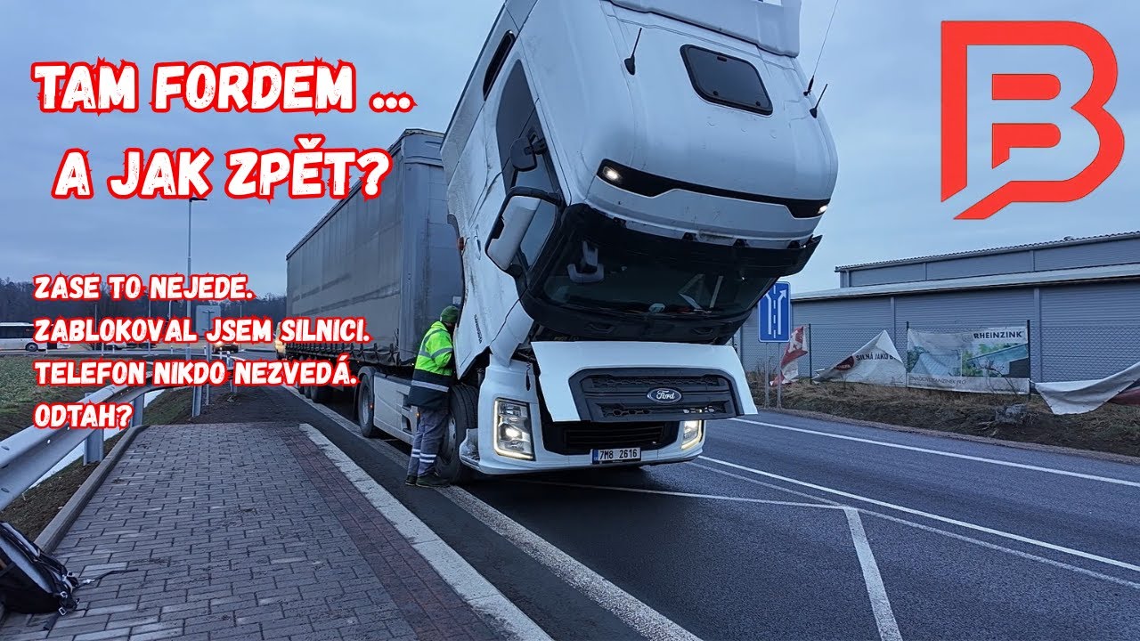 Tam Fordem a jak zpět? Zase to nejede | Zablokoval jsem silnici | Policie | Odtah | Servis