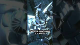 HE WON THE YUGIOH FINALS IN 3 TURNS... THEN GOT HIS DECK BANNED