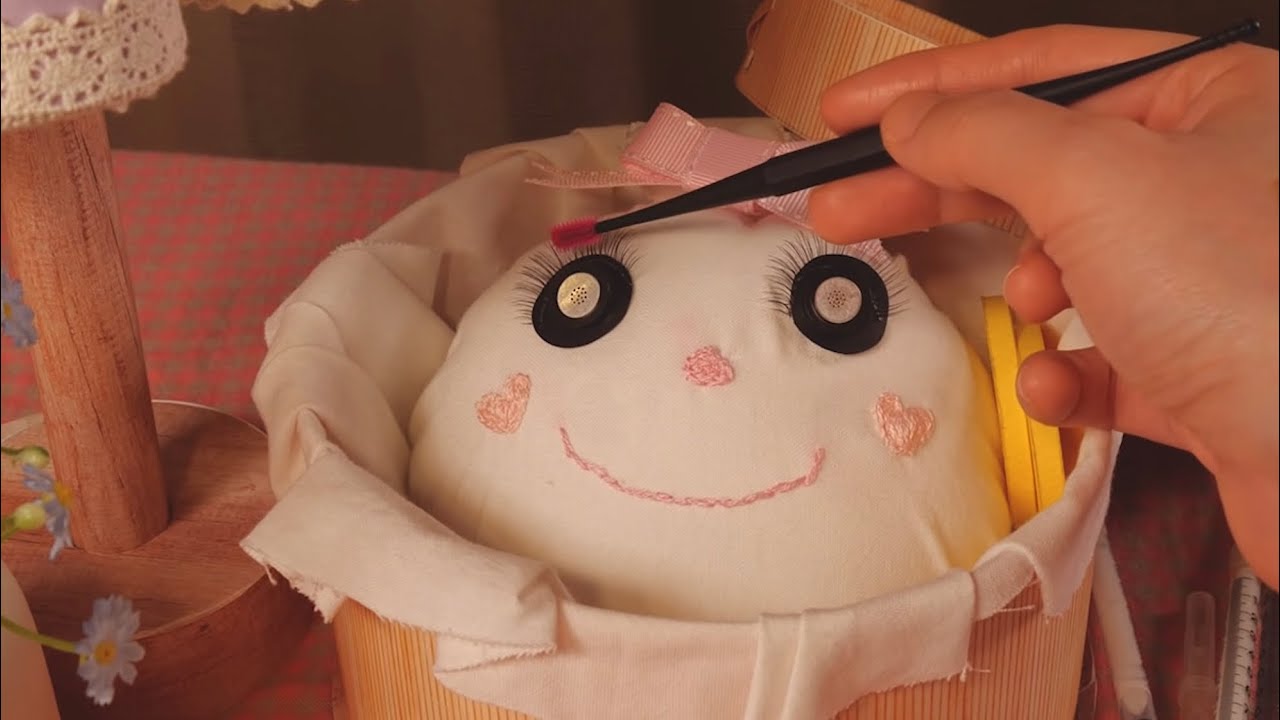 안과에 간 만두씨🥟｜눈 세균막 제거 및 나무 마사지 등｜병원 상황극 ASMR