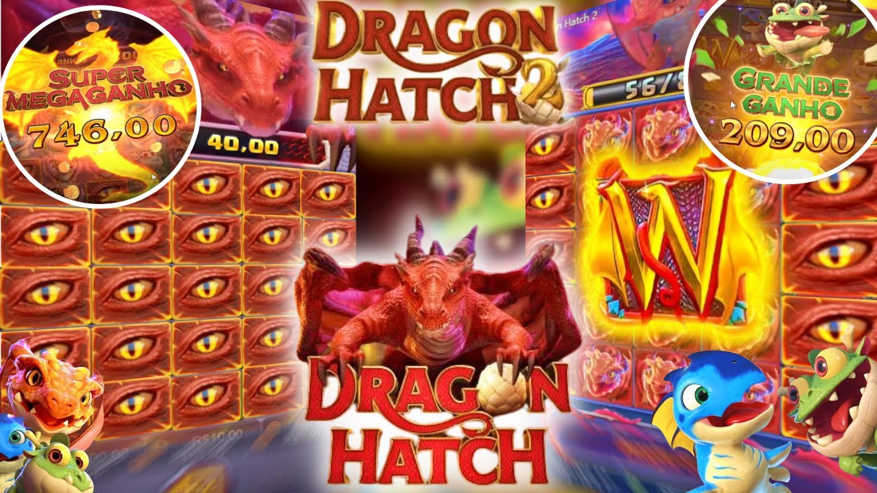 2 BONUS AO MESMO TEMPO NO DRAGON HATCH 1 E NO 2, DEI 100 GIROS DE 10 ...