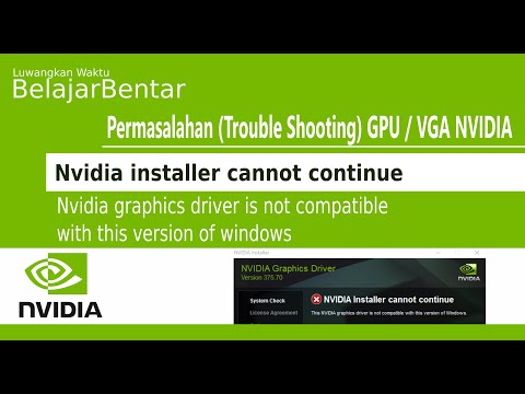 Problem Driver VGA Nvidia graphics driver is not compatible with this version of windows. Bangla