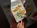 Easy coneflowers #camelartistwatercolour #watercolorpainting #watercolor #painting #drawing #art