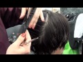 HAIRCUTTING; Layer haircut with scissors
