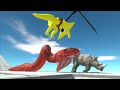 Escape from yellow  deadly bridge challenge  animal revolt battle simulator