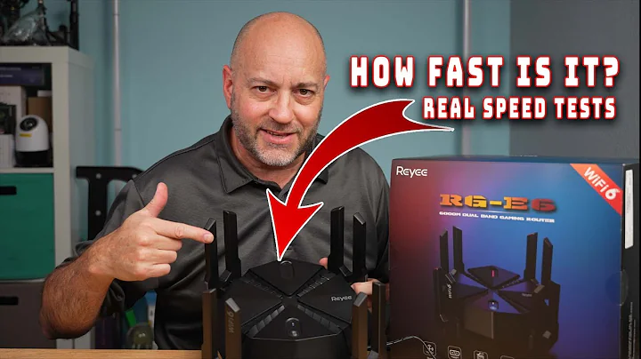 Reyee AX6000 WiFi 6 Router, Wireless 8-Stream Gaming Router connect and speed test.