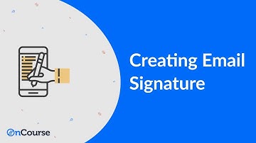 OnCourse CRM -  Creating Email Signature
