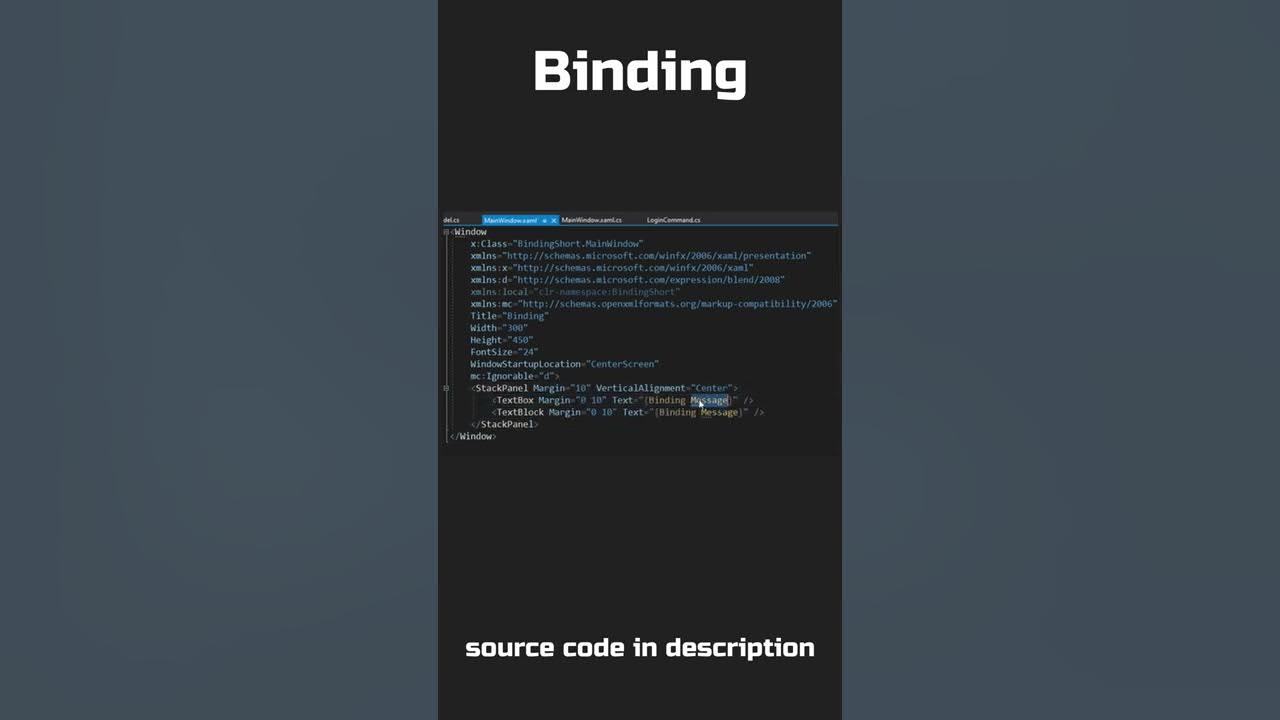 A Quick Introduction to Binding in WPF - YouTube