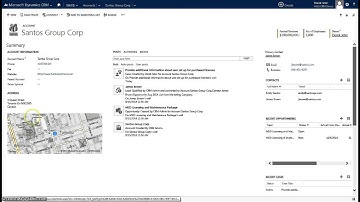 MS Dynamics CRM 2013 Demo 1 - Core Entities