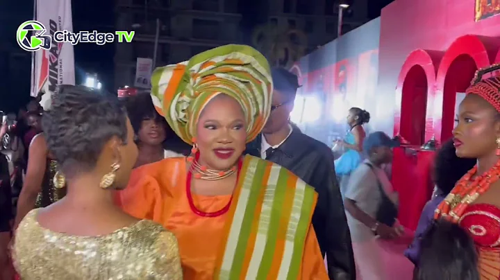 TOYIN ABRAHAM AT 3 COLD DISHES MOVIE PREMIERE 