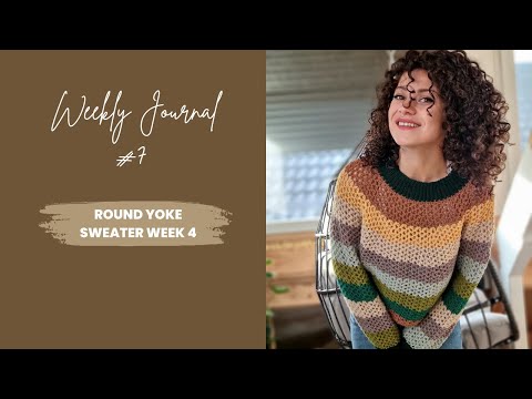 Weekly Journal 7. Round Yoke Sweater - We make the chart and