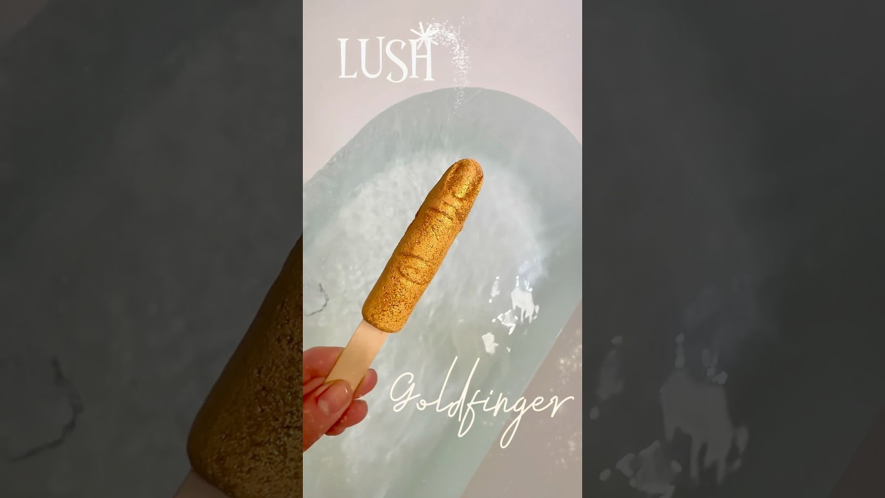 Lush Goldfinger reusable bubble bar ❤️