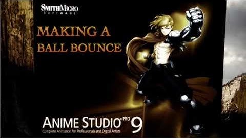 LETS ANIMATE A Ball Bounce with Anime Studio Pro