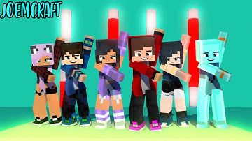COUPLE DANCE | MAIZEN, CRAFTEE, APHMAU, FUNNEH | ME TOO DANCE | SHUFFLE DANCE - Minecraft Animation