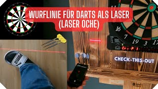 Wurflinie für Darts als Laser (Laser Oche)