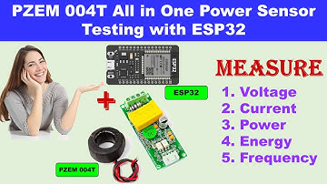 ESP32 PZEM 004T 100A Sensor Testing | PZEM-004T 100A Sensor with ESP32 |  ESP32 PZEM-004T 100A