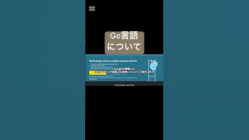 Go言語について #golang   #perplexityai #chatgpt #vrew VOICEVOX:ずんだもん