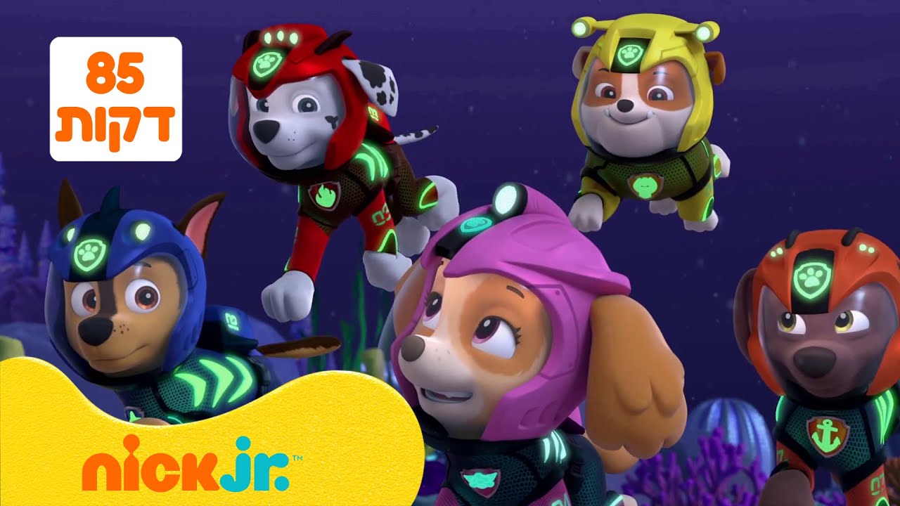 מפרץ ההרפתקאות 🐾: ספיישל גורי המים | 85 דקות | ניק ג'וניור