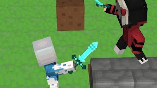 I do clach in Minecraft with my big bro gone wrong  into pvp #minecraft #clach #gone wrong