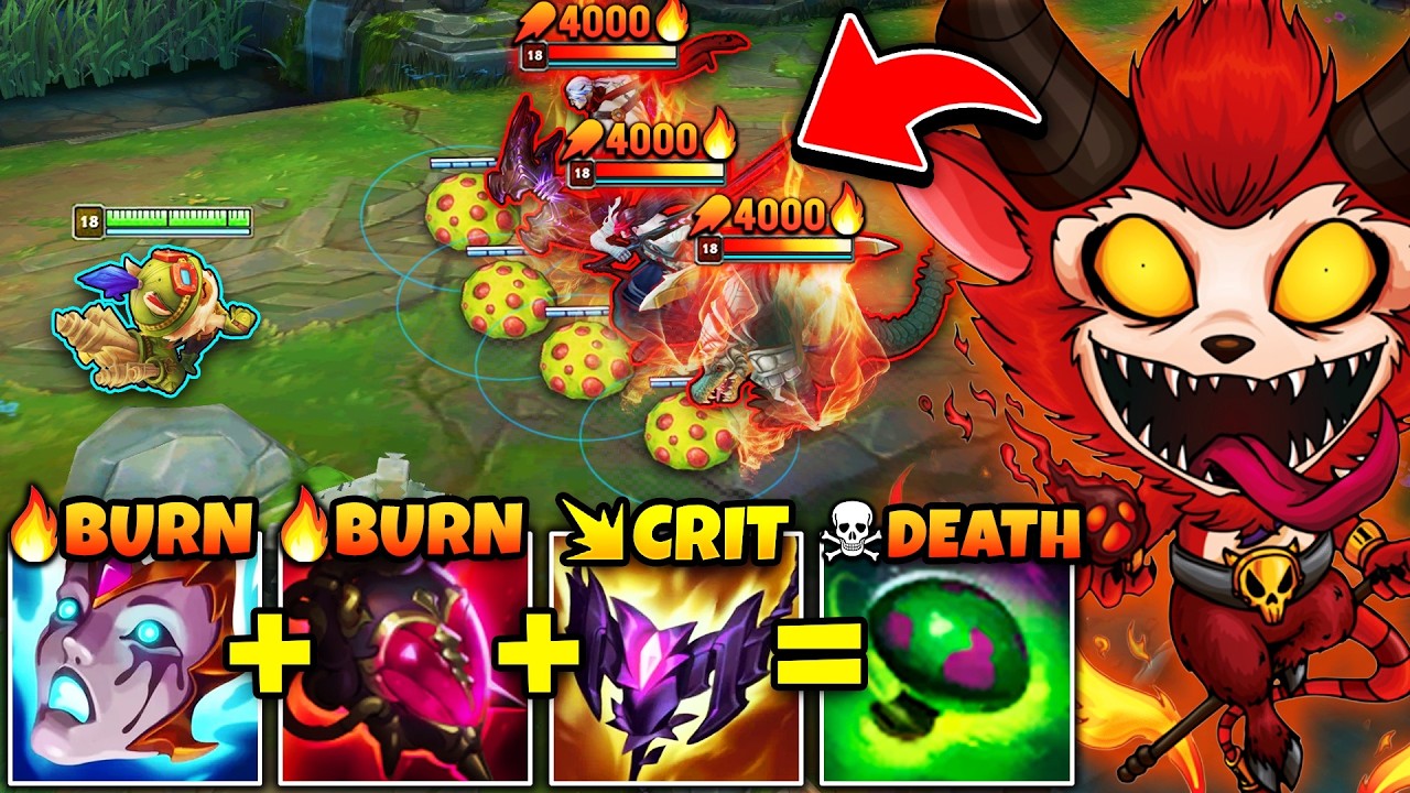 TEEMO BUT MY SHROOMS ARE BURNING DEATH MINES! (YOU MELT FROM FULL HEALTH)