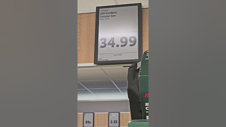20V Cordless saw Parkside Lidl