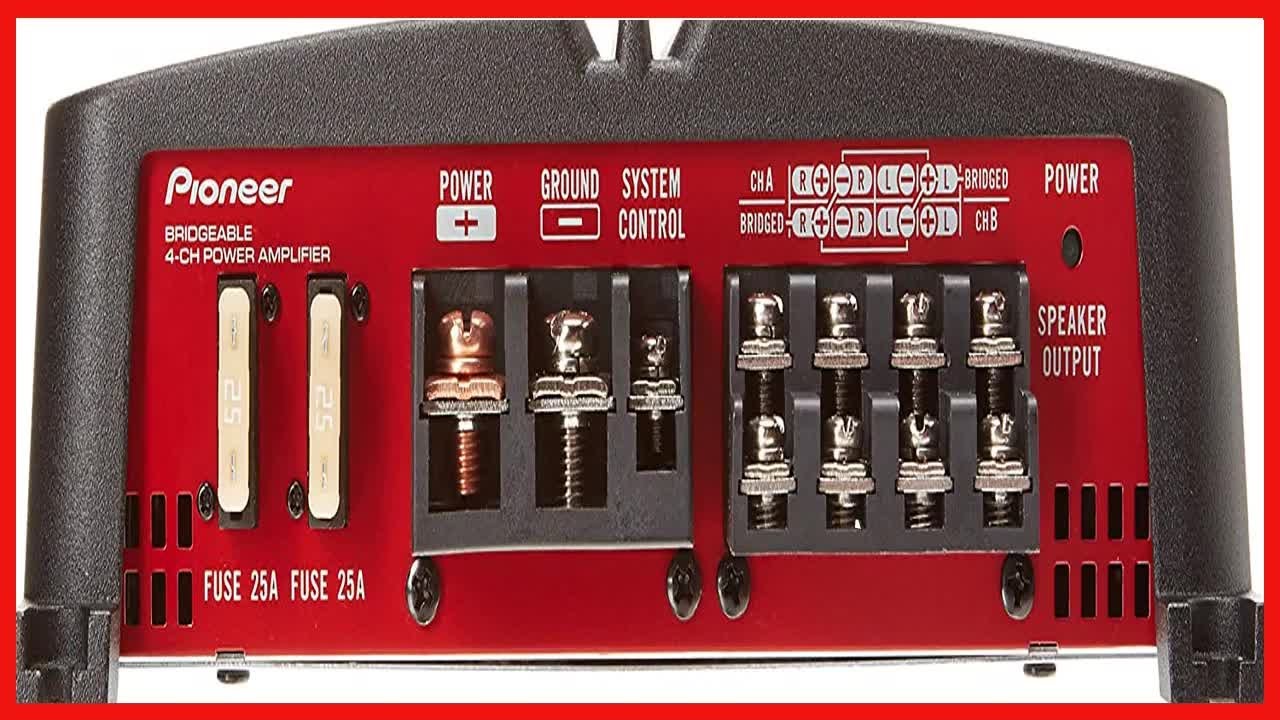 Unlock Powerful Sound with the 1000W 4-Channel Bridgeable Amplifier