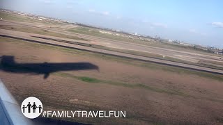 DALLAS / FORT WORTH (DFW) Airport Takeoff on American Airlines (Texas, U.S.A.)