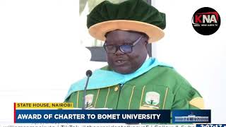 I CAN'T BELIEVE THAT AM THE FIRST CHANCELLOR OF BOMET UNIVERSITY! HAPPY BOMET UNIVERSITY CHANCELLOR