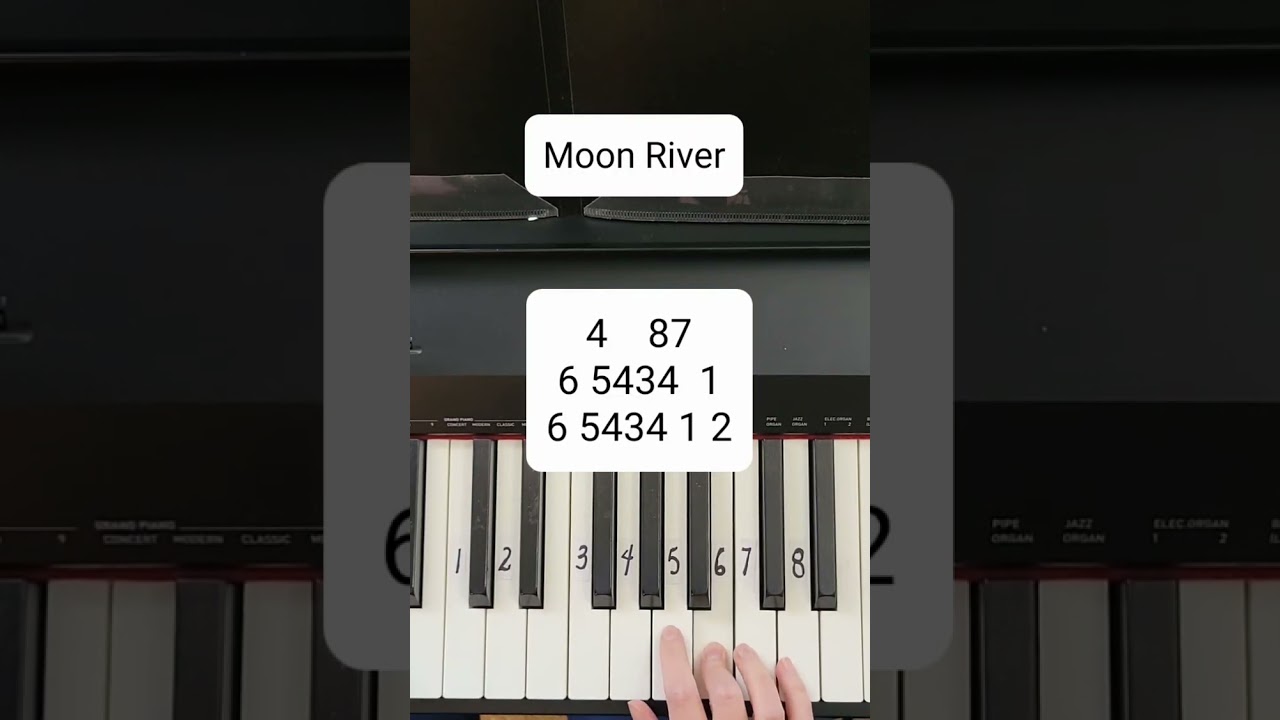 Moon River (Henry Mancini) Piano Tutorial