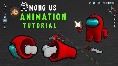 How to animate Among Us 3D character in blender | Fast and Easy !