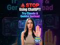 Stop Using ChatGPT for Everything ⚠️