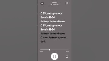 Thumbnail of Jeffrey Bezos lyrics