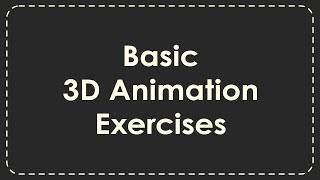 Basic 3D Animation Exercises - Core Animation Practice