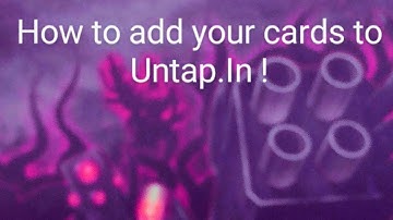 How to add your own Trading Card Game to Untap!