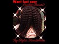 Fast easy crochet braids!!!😮😮😮