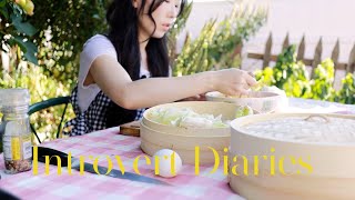 Cooking outdoors and cleaning a messy backyard 📔 Introvert Diaries 🦋