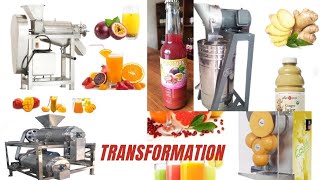 Transformation des FRUITS en JUS /MINI INDUSTRIE EN AFRIQUE , MACHINES,PRIX, BON BUSINESS EN AFRIQUE