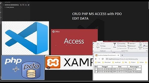 CRUD PHP database Access - Edit Data - Crud PHP Database Access - Edit Data 3 #phpaccess