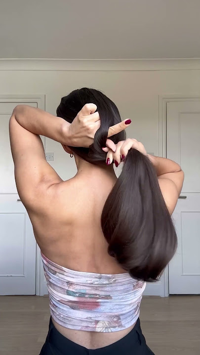 No hair tie? No problem #hairstyle