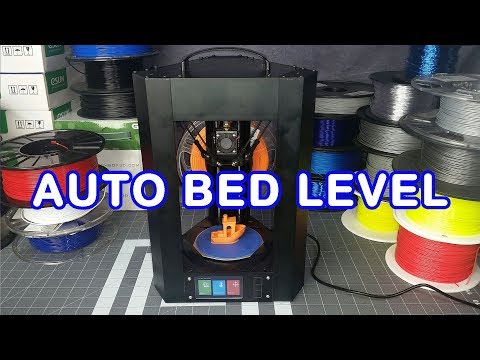 Monoprice Mini Delta Beta Test Unit Auto Level Test Print