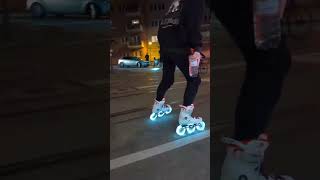 AMAZING LUMINOUS WHEEL🤯❤️#skating #luminous#trending salmanayubsk#reaction screenshot 2