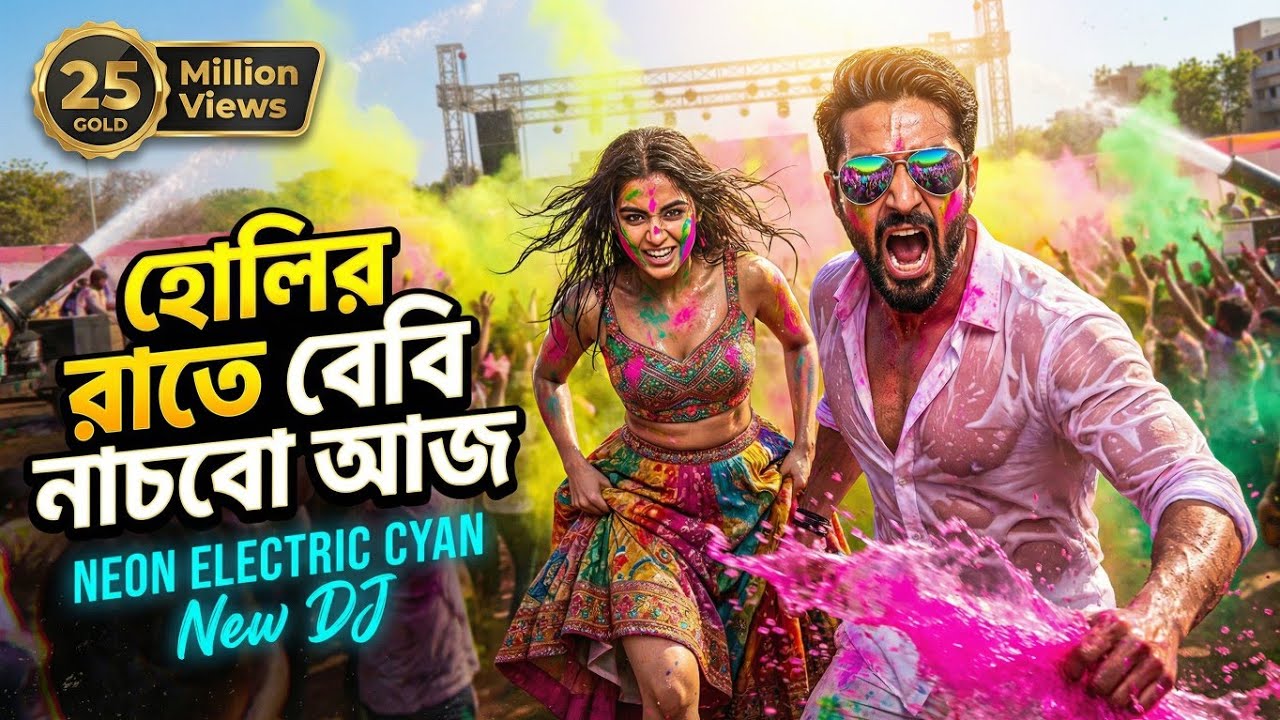 Happy Holi 2026 | Holi Dj Song 2026 | Holi Dance Songs | New Bengali Holi Song 2026