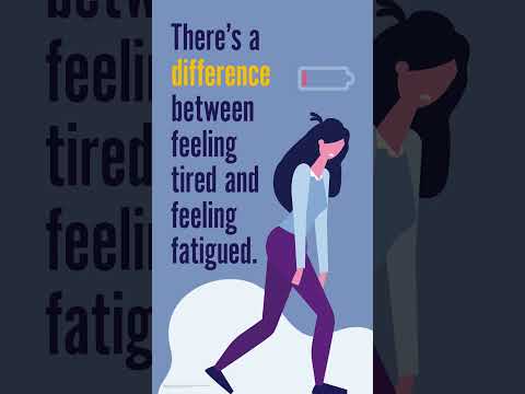 वीडियो: थकान का क्या मतलब है?