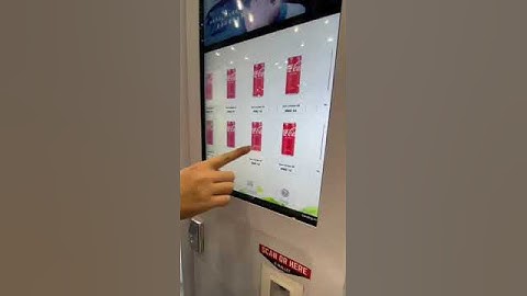 Experience purchase with e-wallet cashless payment system on TCN vending machine