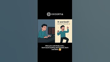 🎯 “That Moment When Your Code Finally Works” #codertia #codingbootcamp #funny